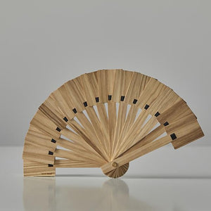 Senzu wooden olive ash veneer open fan